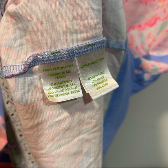 Lilly Pulitzer Short Sleeve Declan Dress in Go With The Flow Print Size S - Picture 10 of 10